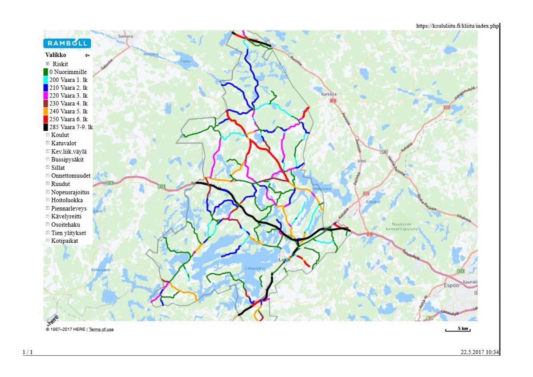 teiden vaarallisuusluokitus_kuvana_2017-page-001