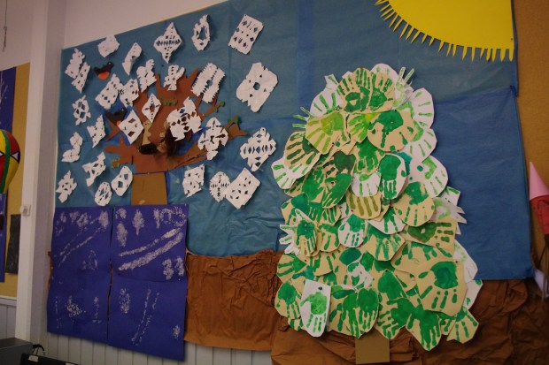 Pullin koulun töitä